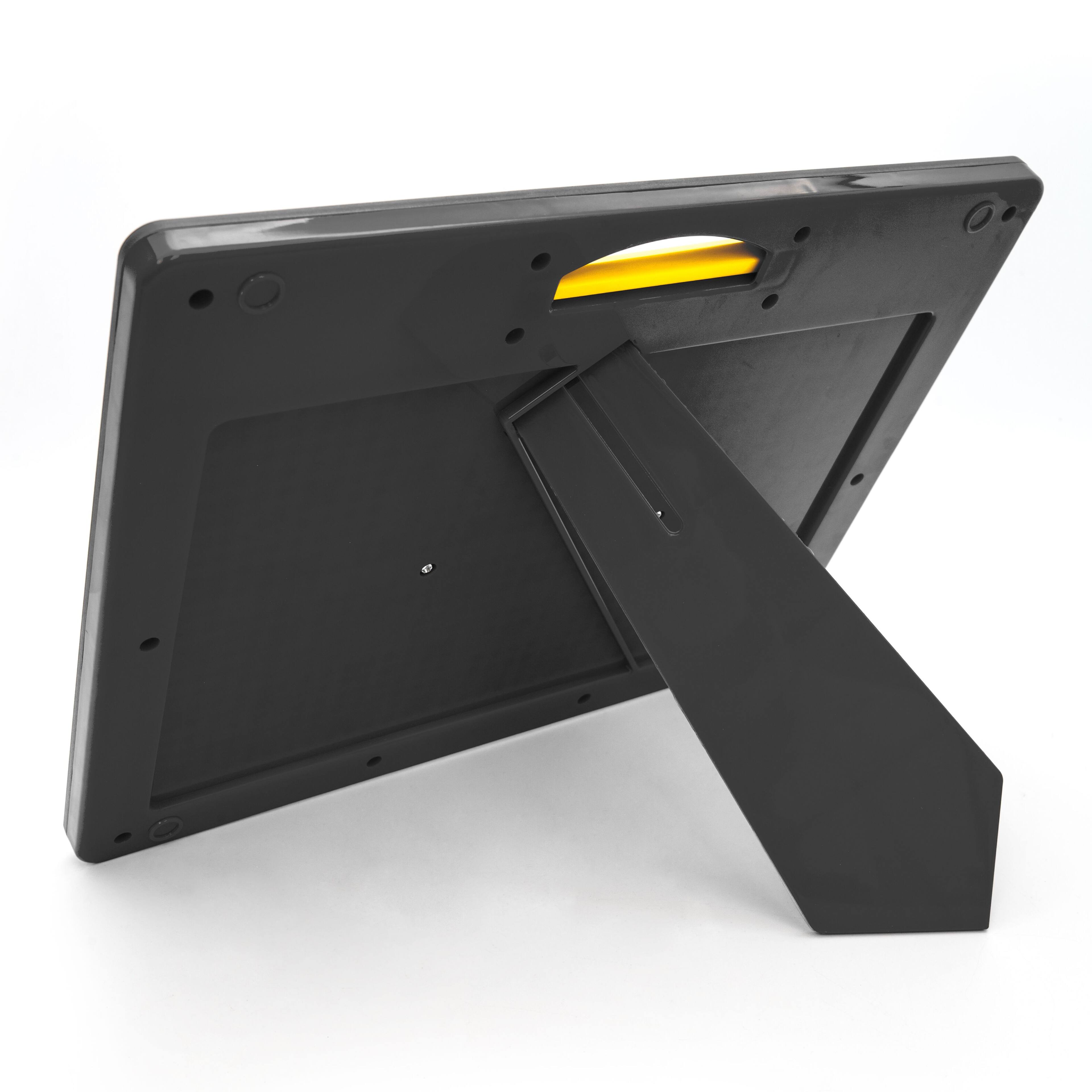 Alt View 4. PicassoTiles - PICASSO-TILES Magnetic Drawing Board, 12x10 Erasable Writing Pad Playboard STEM Educational Toy, Large Black - Multicolor.