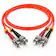 Server Racks With Fiber Coming In Sanoxy 1 Meter ST to ST Duplex 62.5/125 Multimode OM1 Fiber Optic Cable ...