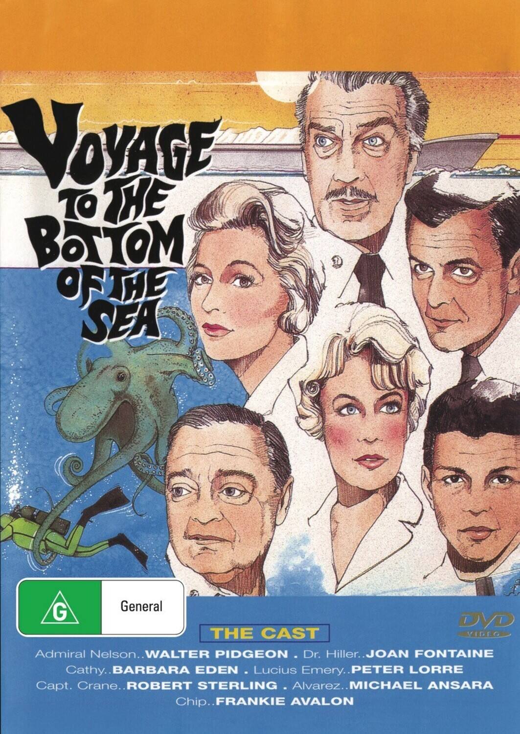 Front. Voyage to the Bottom of the Sea   - DVD.