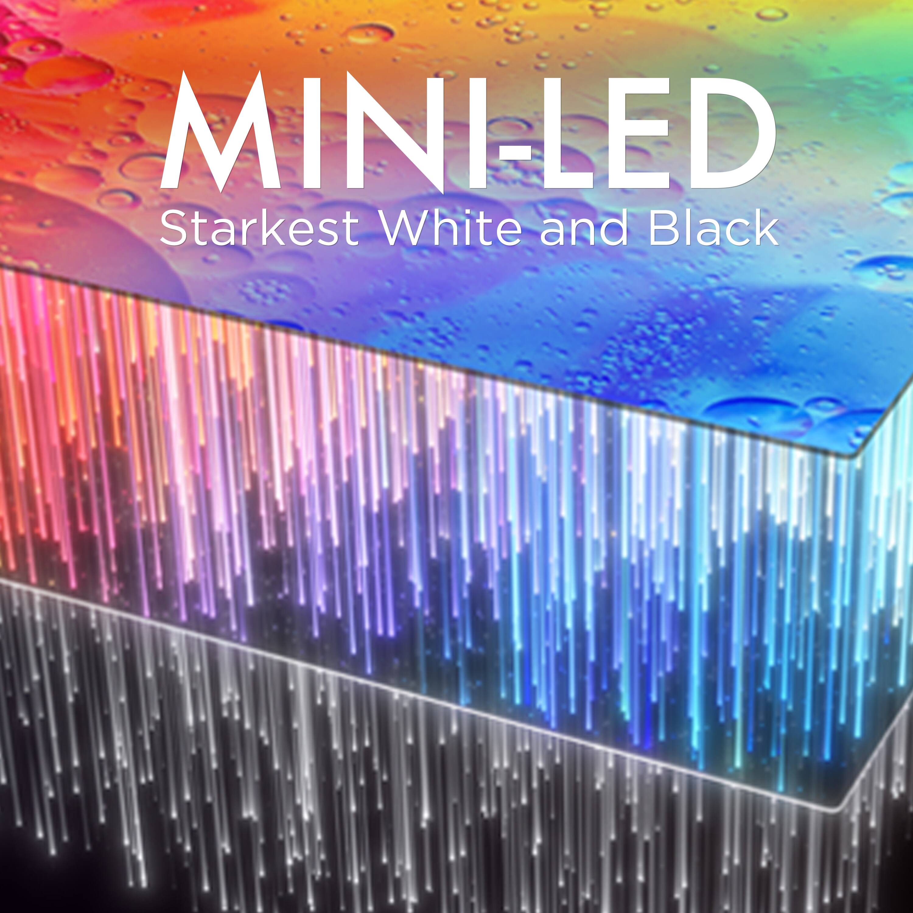 MINI-LED  
Starkest White and Black