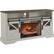 Front. Mondawe - 60" Electric Fireplace Entertainment Center With Door Sensor - White.