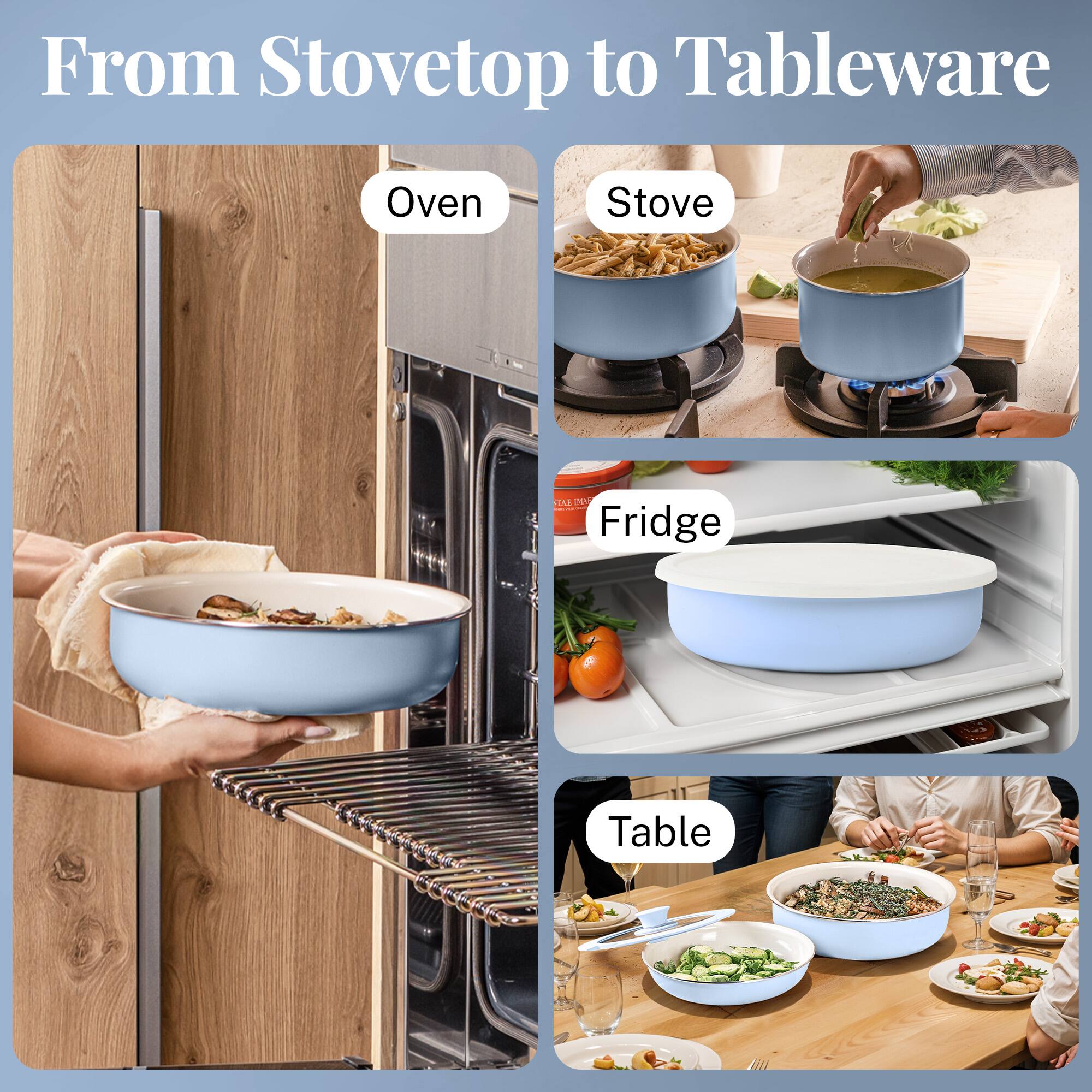 Oven, Stove, Fridge, Table