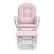 Left. Storkcraft - Hoop Glider and Ottoman - White/Pink Swirl.