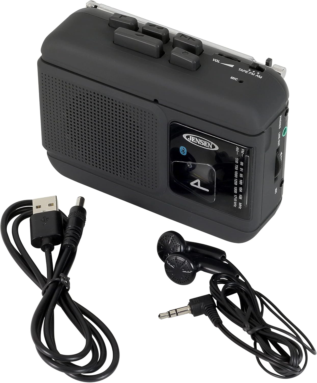 VOL TAPE FM AM TAPE FM MIC AM JENSEN AM-- AM- 530 8 91 1000 1 12 889195100104108 1710AH2 POHES LaRT