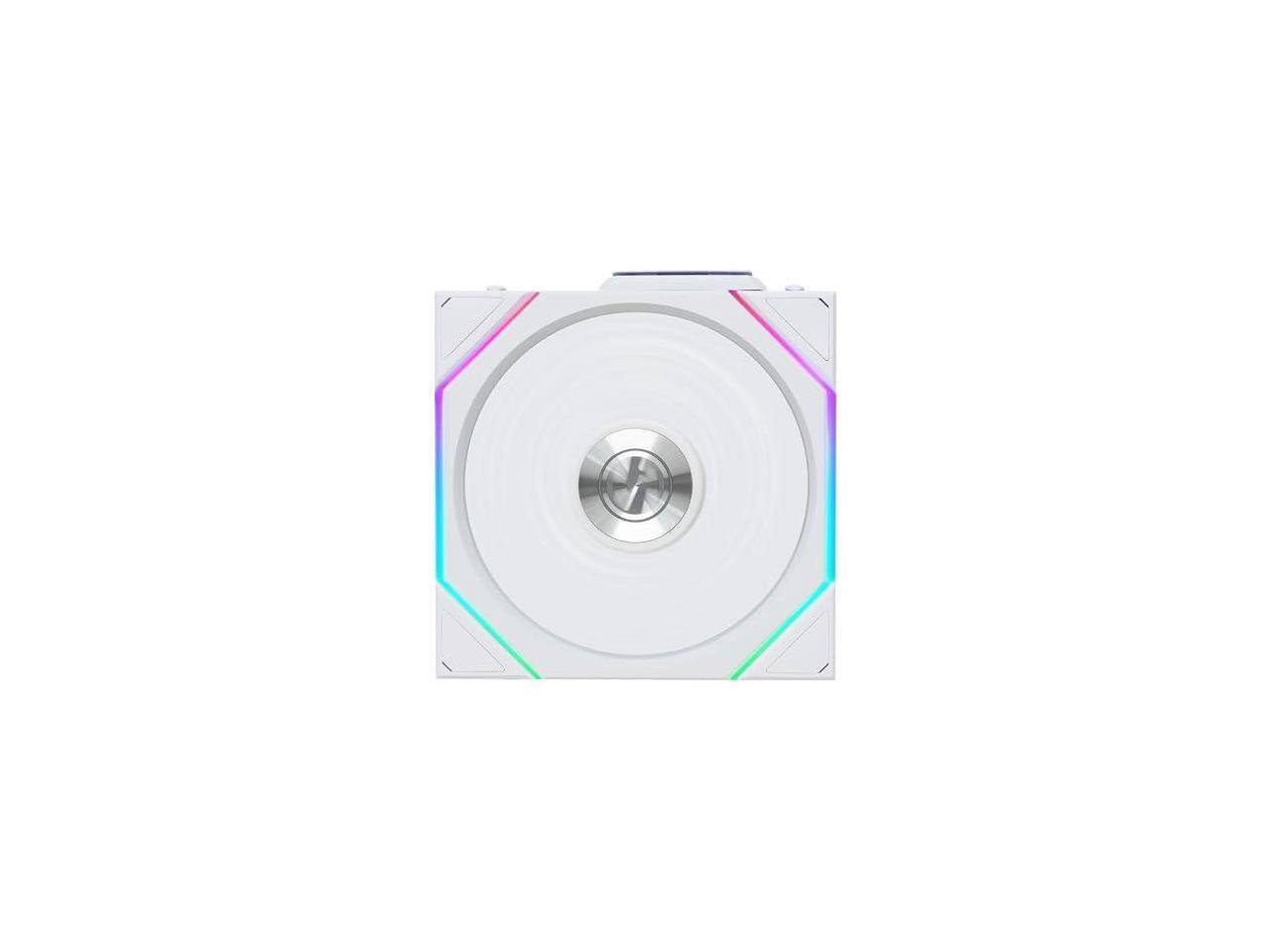 Alt View 7. Lian Li - Lian Li UNI Fan TL 120 Wireless - Single Pack - 2.4 GHz Control - Infinity Mirror - White (12TL1W1W) - White.