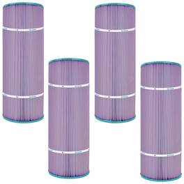 Hurricane - 4 Pack HF7470-04P Platinum Purple Pool Filter Cartridge Replacement