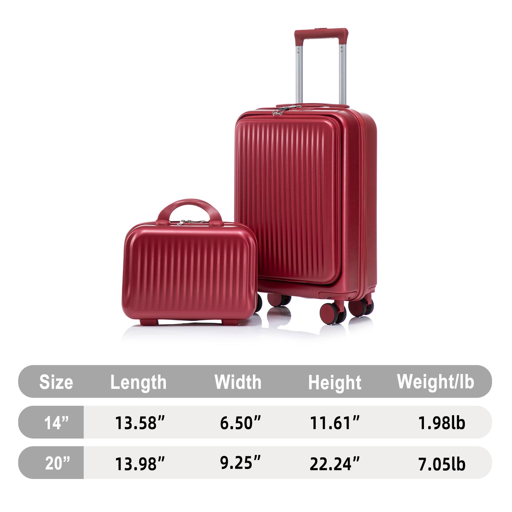 Size | Length | Width | Height | Weight/lb  
14" | 13.58" | 6.50" | 11.61" | 1.98lb  
20" | 13.98" | 9.25" | 22.24" | 7.05lb