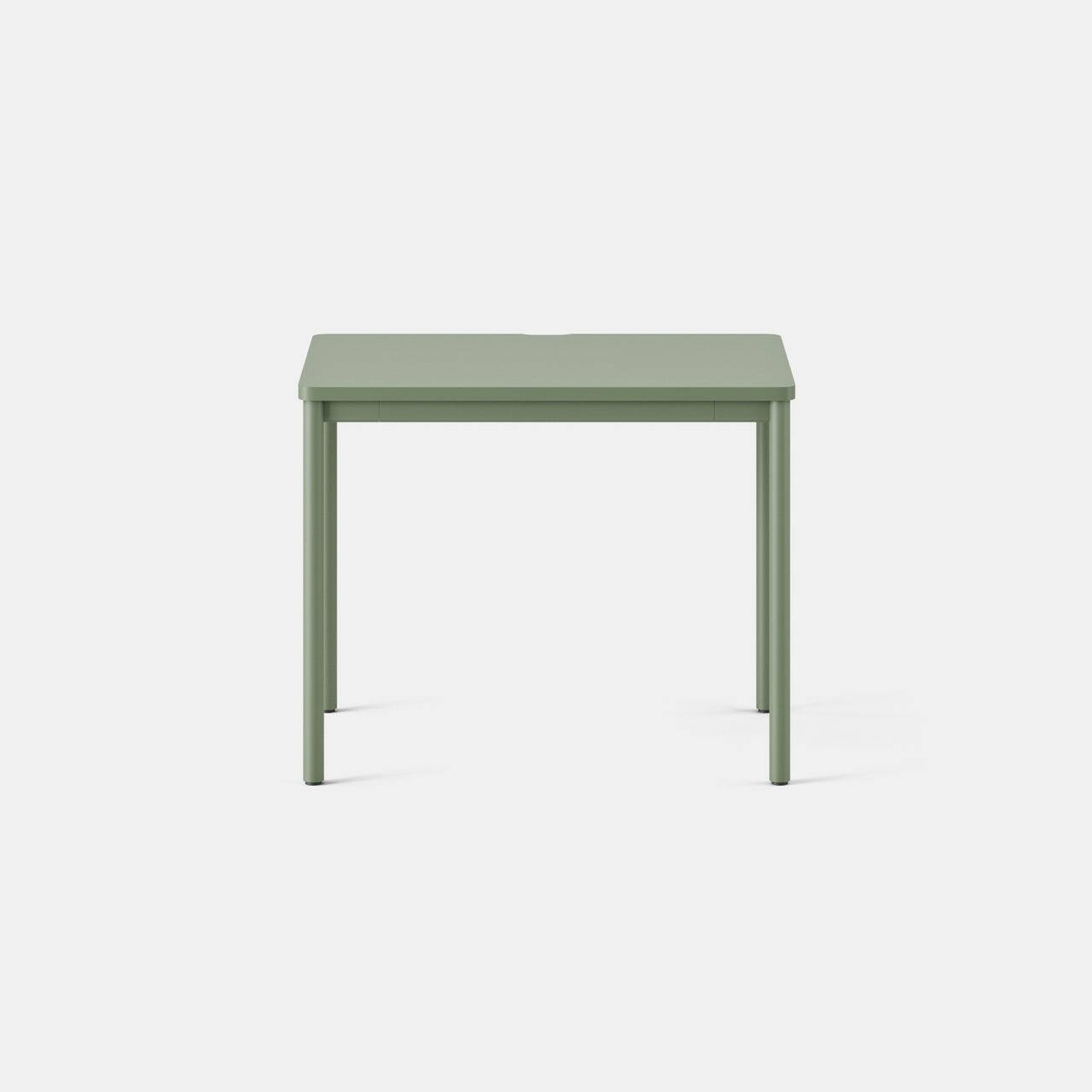 Angle. Branch Furniture - Daily Desk 36" – Functional Home Office Desk with Timeless Design, Rounded Corners & Built-in Cable Notch - Sage / Sage.