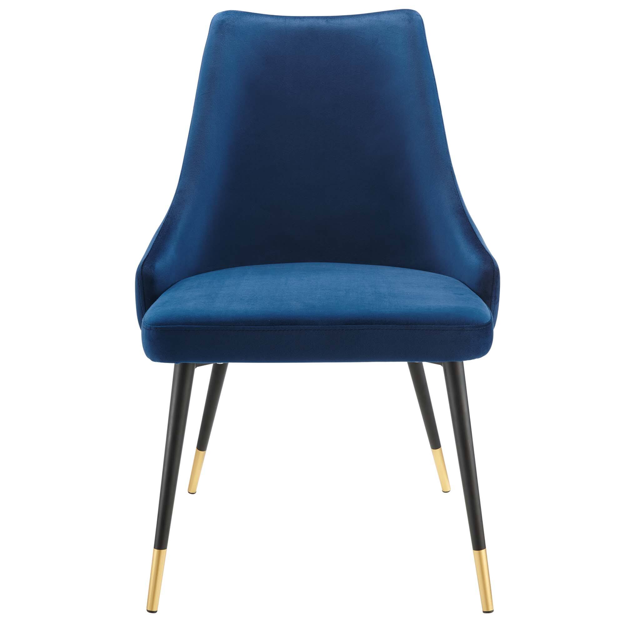 Alt View 3. Modway - Adorn Tufted Performance Velvet Dining Side Chair by Modway - Navy.