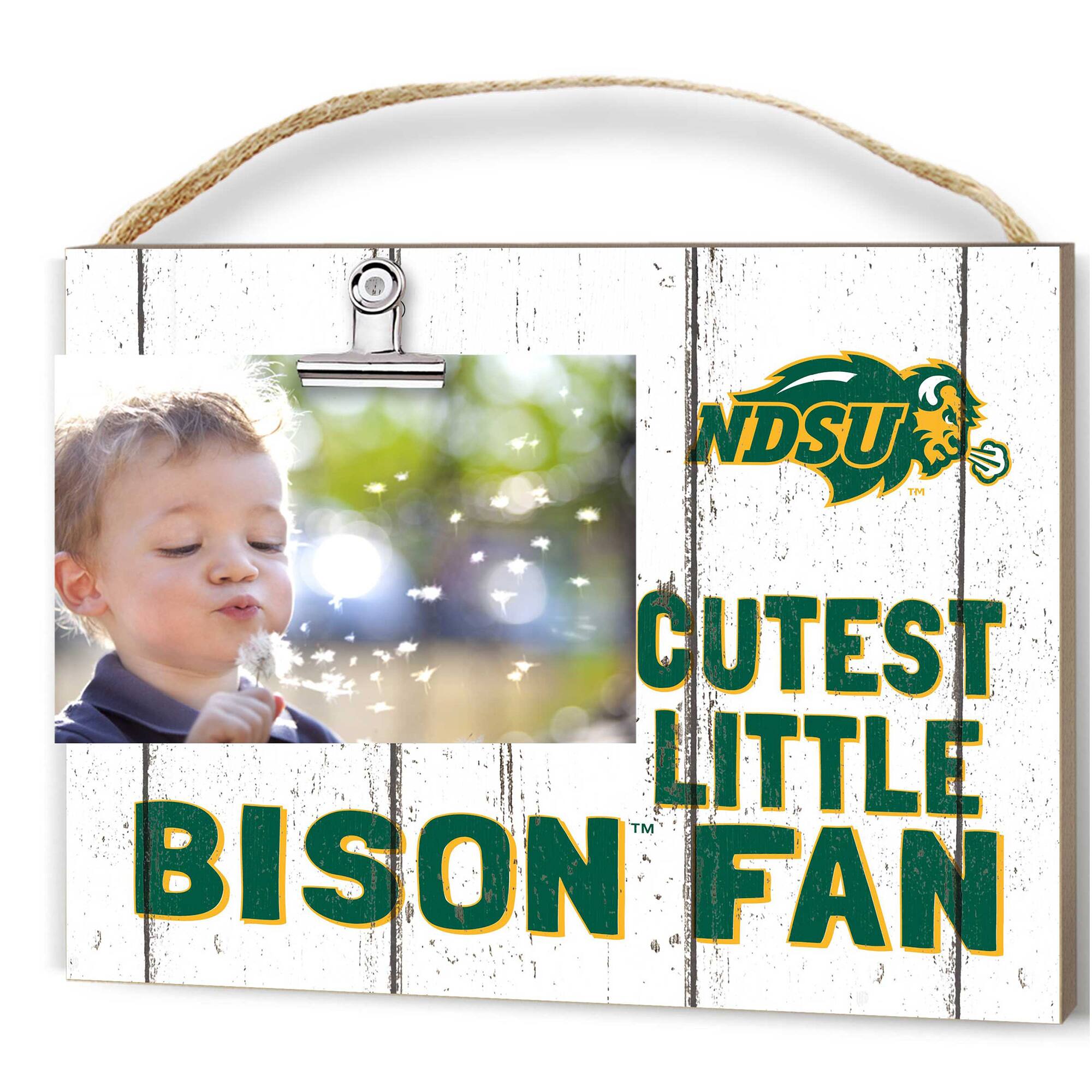 NDSU Bison 8'' x 10'' Cutest Little Weathered Logo Clip Photo Frame