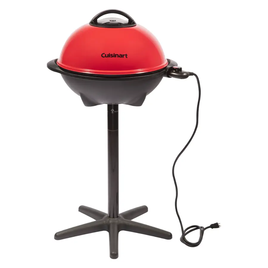 Alt View 20. Cuisinart - 2-in-1 Indoor/Outdoor Electric Grill - Red.