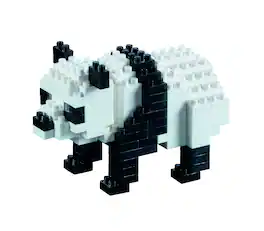 Brixies - PANDA BEAR (STANDING) Building Set for Kids