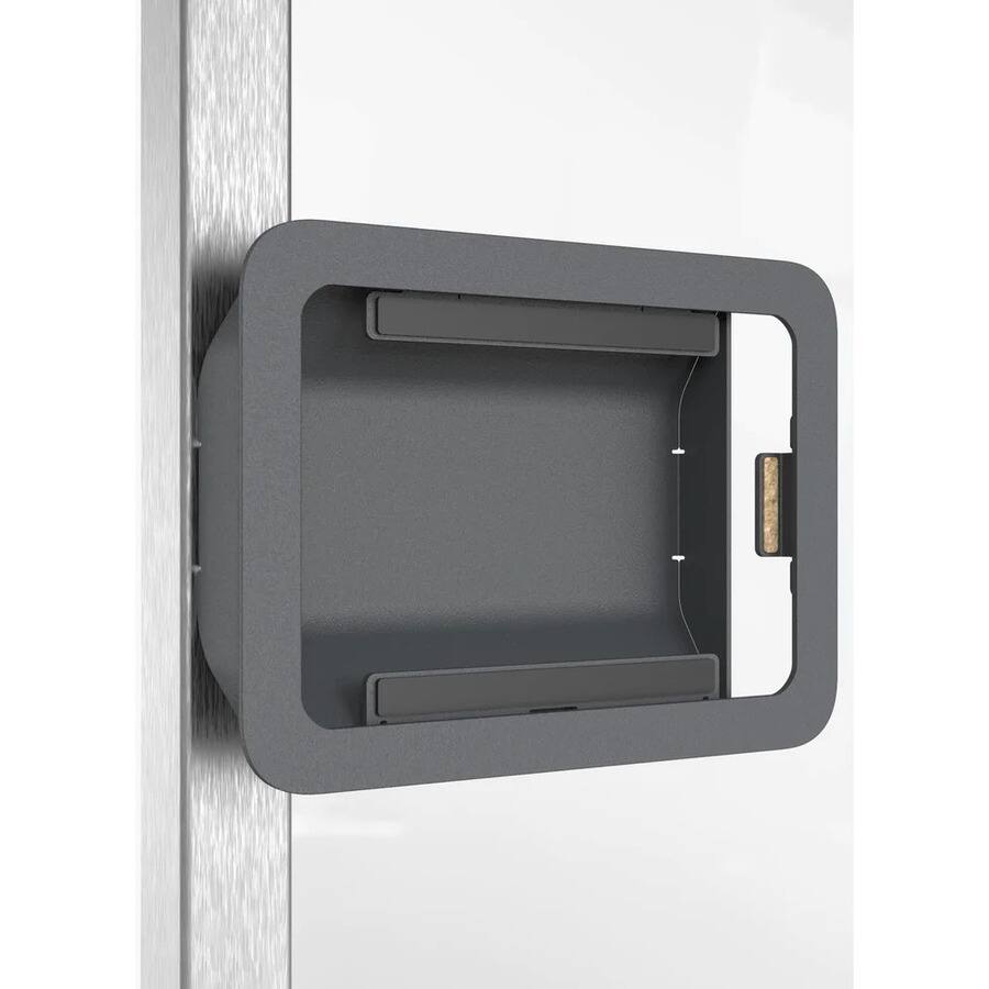 Alt View 3. Heckler Design - Heckler Design H659 Mounting Enclosure for iPad mini (6th Generation), Power Adapter, Network Adapter - Black Gray - Black.