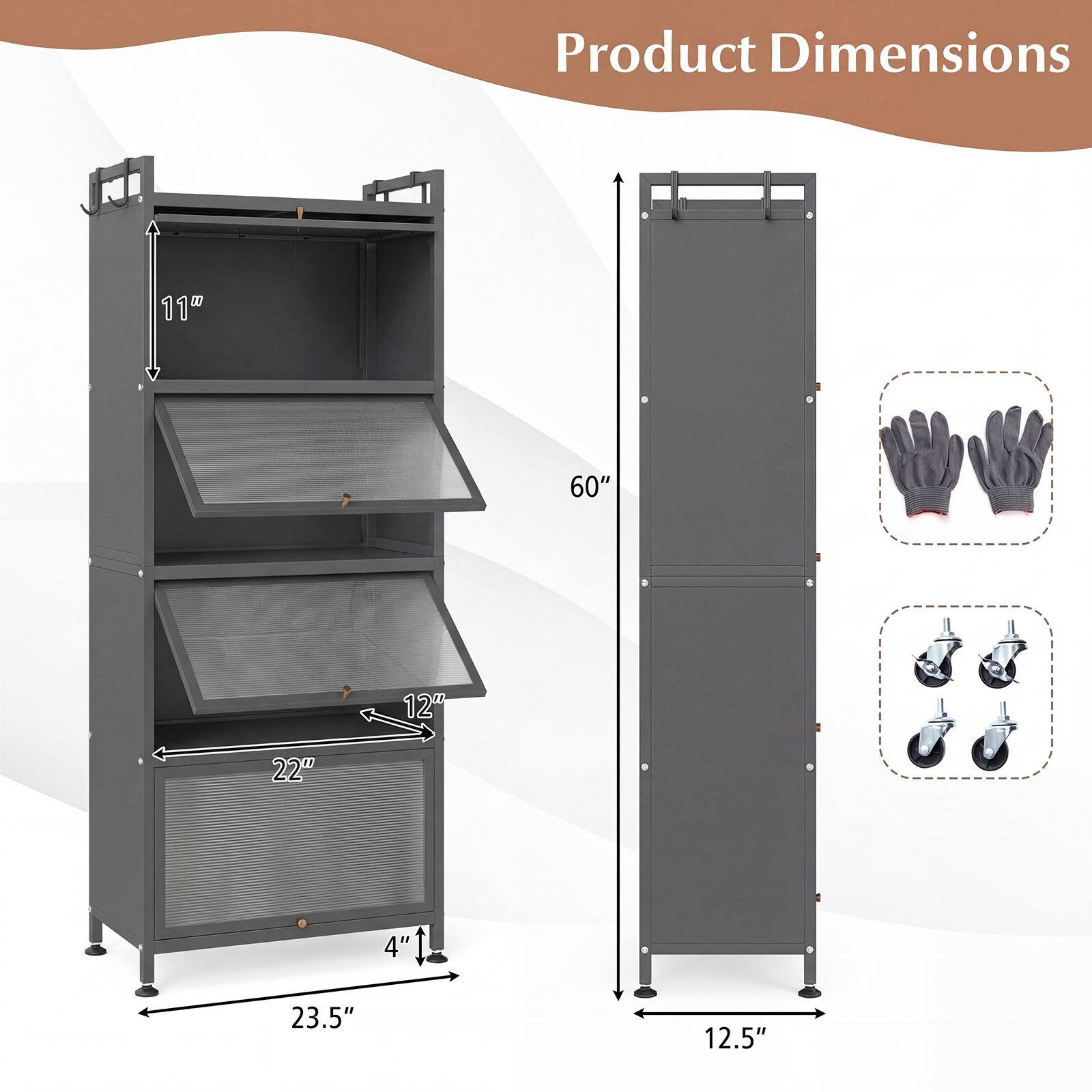 Product Dimensions
11"
60"
12"
22"
4"
23.5"
12.5"