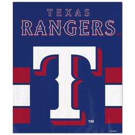 WinCraft - Texas Rangers Ultra Plush 50" x 60" Throw Blanket - Multicolor