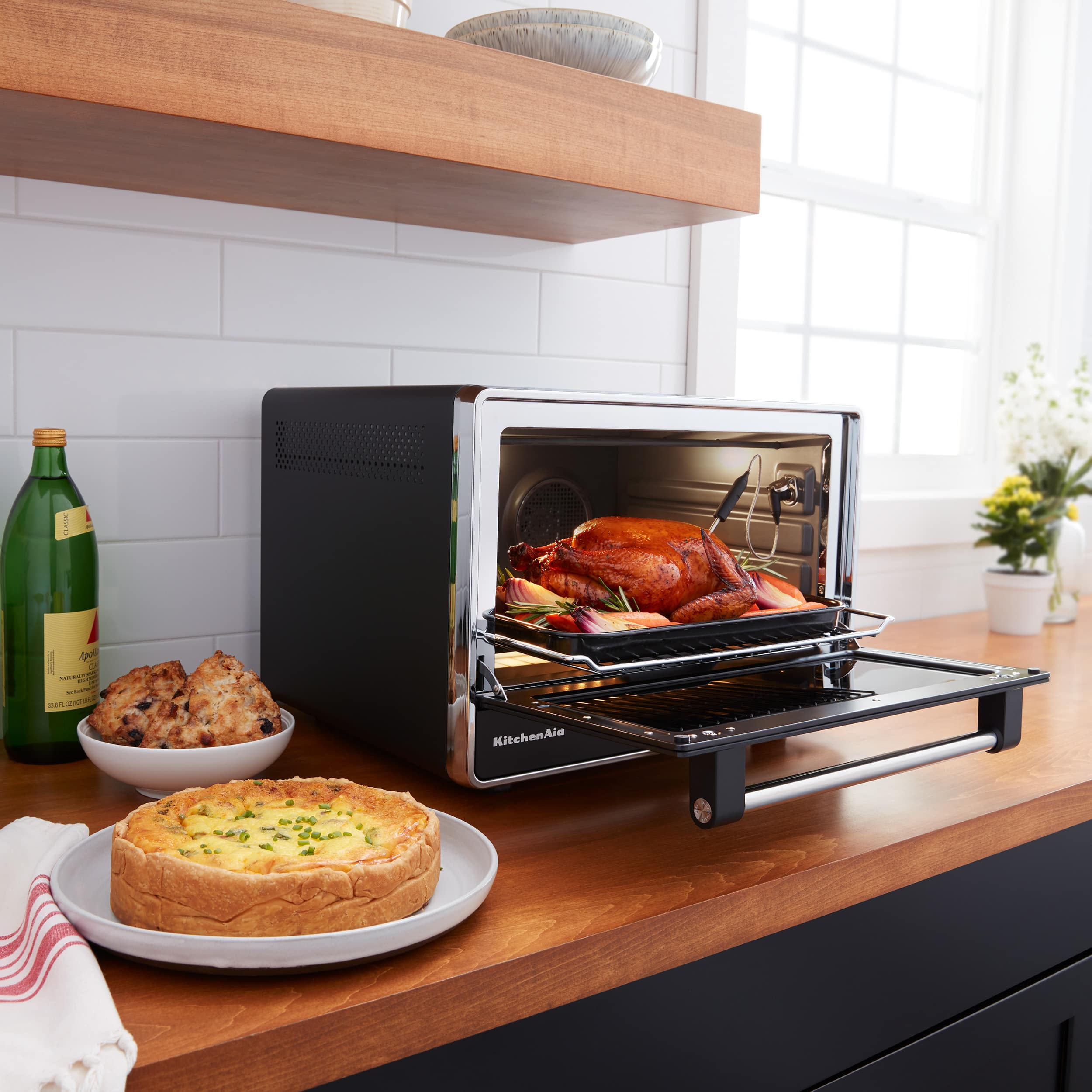 Accessories. KitchenAid - Dual Convection Countertop Oven - KCO255 - Black Matte.