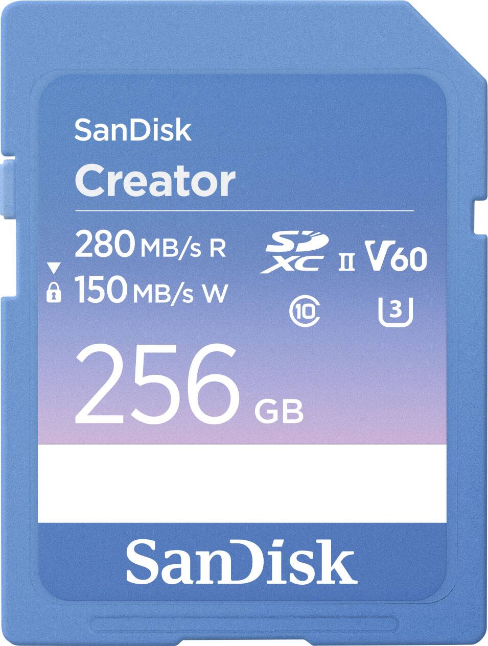 SanDisk - Creator 256GB SD UHS-II Card