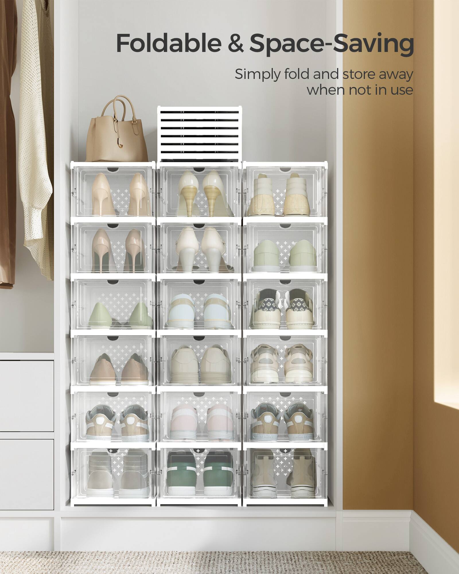 Foldable & Space-Saving  
Simply fold and store away when not in use