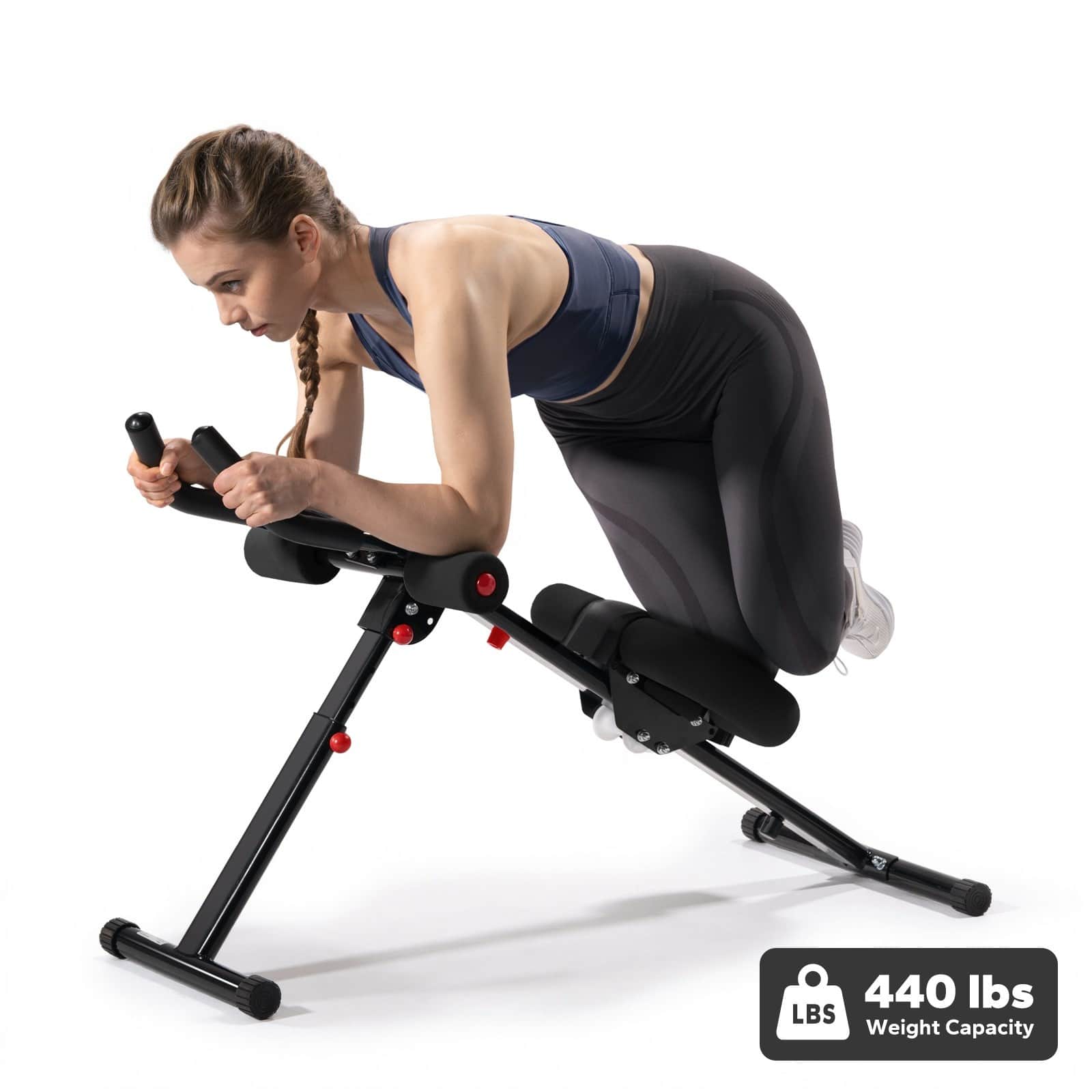 MERACH New Adjustable Ab Trainer Foldable Machine for Abs Workout