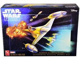 AMT - Skill 2 Model Kit Naboo Starfighter Spaceship "Star Wars: Episode I -The Phantom Menace" (1999) Movie 1/48 Scale - Multi