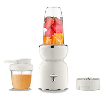 Front. Sugift - SUGIFT 6 Piece Set Juicer, Blender - White.