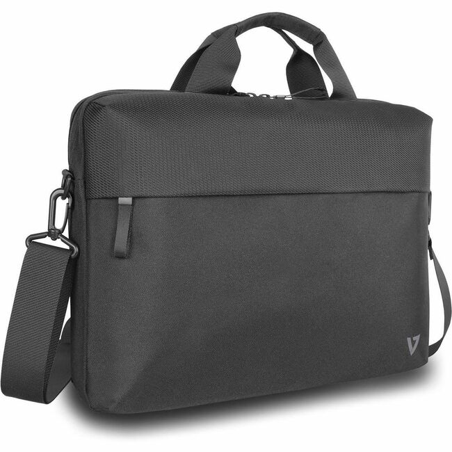 CTP14-ECO2 Carrying Case (Briefcase) for 14.1" Notebook - V7 RPET Eco-Friendly Recycled material Business Bri - Black