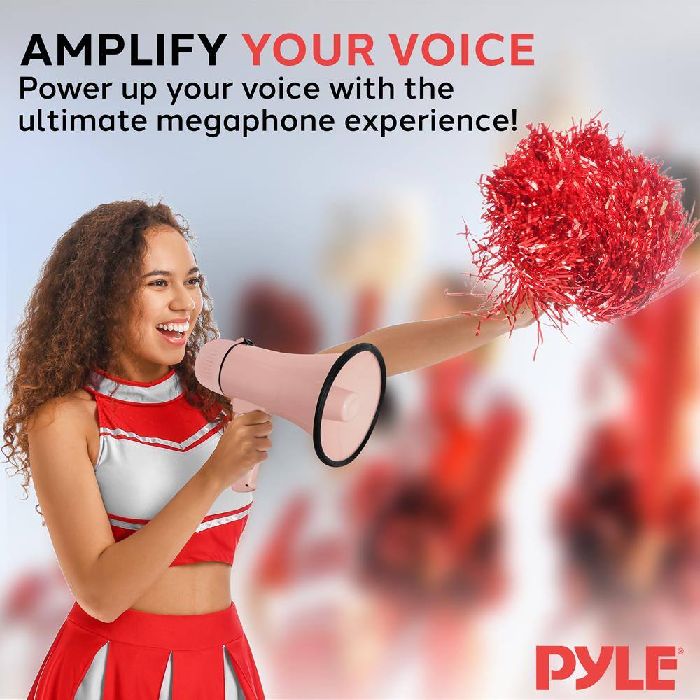 AMPLIFY YOUR VOICE  
Power up your voice with the ultimate megaphone experience!  

PYLE