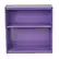 Front. OSP Home Furnishings - Metal Bookcase - Purple.