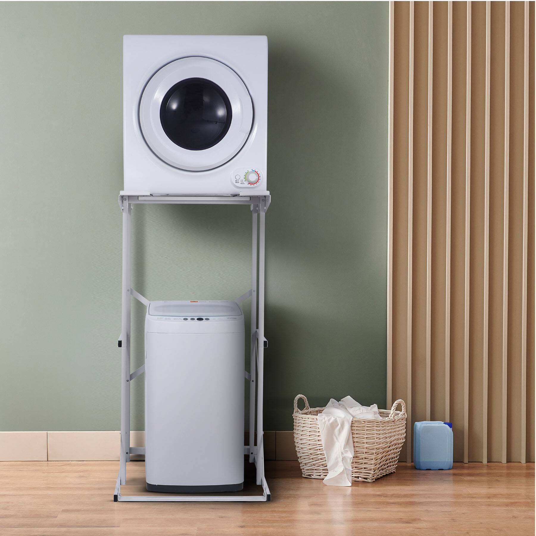 Alt View 14. Black+Decker - BWDS Laundry Stacking Rack Stand for Washer and Dryer - White.