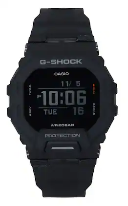 Casio - G-Shock G-Squad Digital Smartphone Link Resin Strap Quartz GBD-200-1 200M Men's Watch - Black
