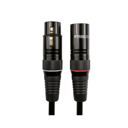 Front. Tributaries - Model 4AB Balanced Cable (Pair) - 1M - Black.