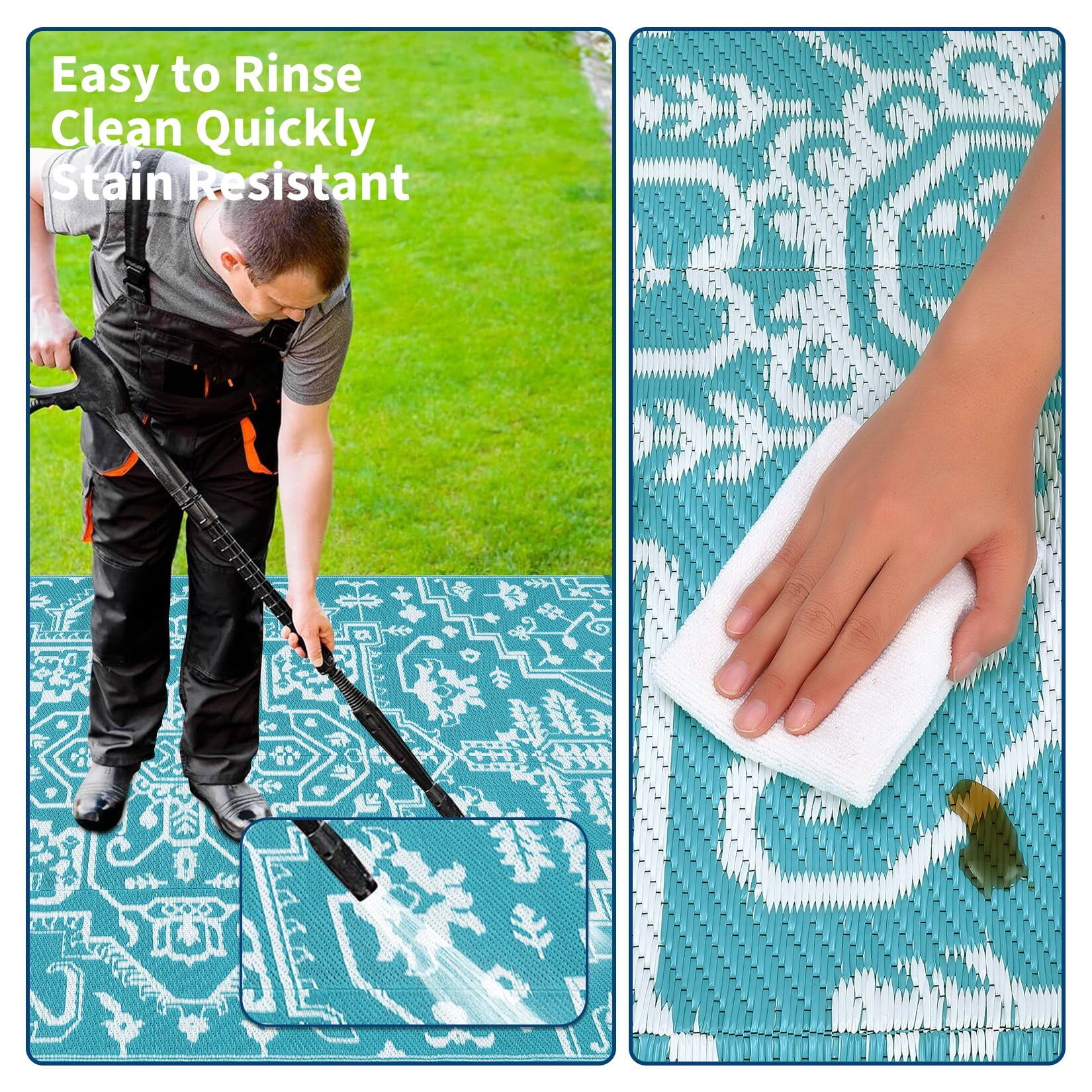 Easy to Rinse  
Clean Quickly  
Stain Resistant