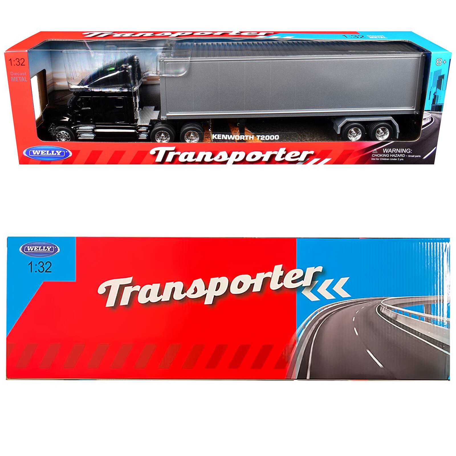Tanopont 1:32 Diecast METAL 8+ WELLY KENWORTH T2000 Transporter  
WARNING: Transporter, - CHOAN - HAZANO - - - - WELLY 1:32 Transporter