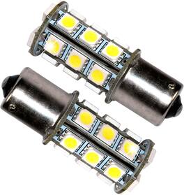 HQRP - 2-Pack BA15s LED Bulbs Cool White 6300-7000K for John Deere AD2062R LA115 D130 X300 Gator