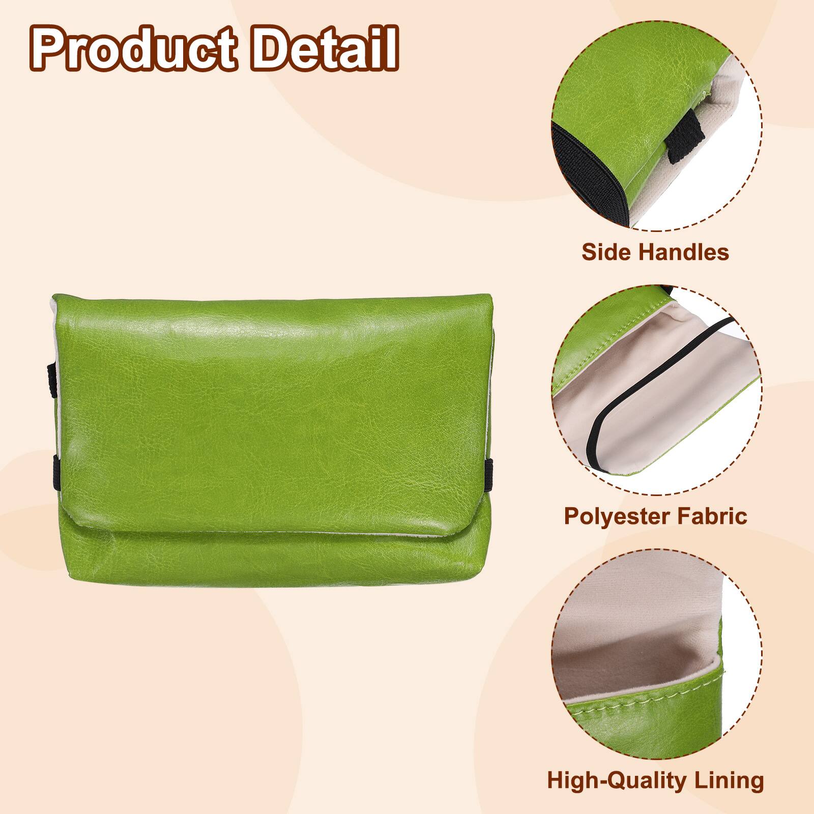 Product Detail

- Side Handles
- Polyester Fabric
- High-Quality Lining