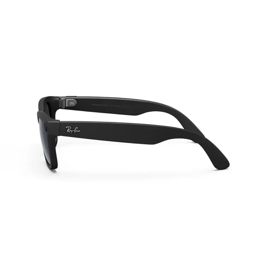 Gradient Graphite Lens Ray Ban Meta Wayfarer (Gen 1) Smart AI Glasses for Men, Women Video ...