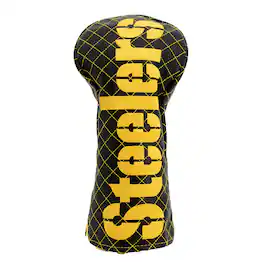 Team Golf - Pittsburgh Steelers Quilted Driver Headcover - Multicolor