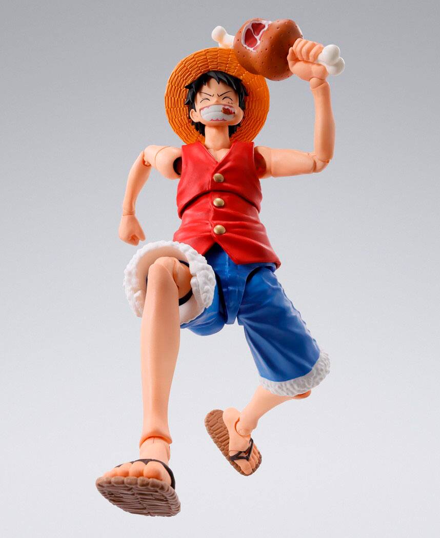 Left. Bandai - S.H. Figuarts - One Piece Luffy 5.7" Figure.
