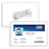 Staples - Magnetic Badge Holders, 2.25" x 3.5", Vinyl, 25/Pack - Clear