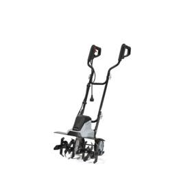 Dapper Supply - 18 Inch Electric Tiller Cultivator 15 Amp Corded Rototiller with 6 Steel Tines - Black