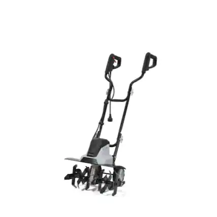Front. Dapper Supply - Dapper Supply 18 Inch Electric Tiller Cultivator 15 Amp Corded Rototiller with 6 Steel Tines - Black.