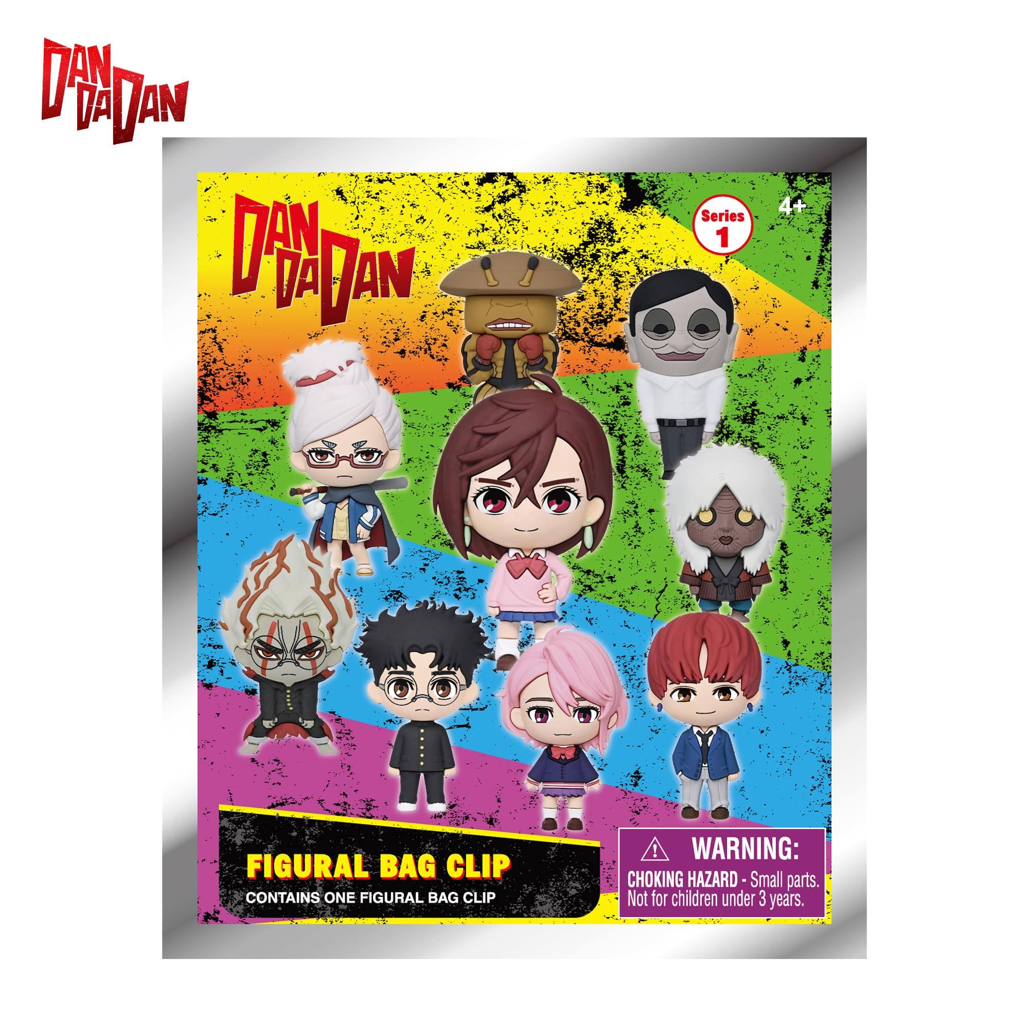 DAN DADAN

Series 1
4+

FIGURAL BAG CLIP CONTAINS ONE FIGURAL BAG CLIP

WARNING: CHOKING HAZARD - Small parts. Not for children under 3 years.