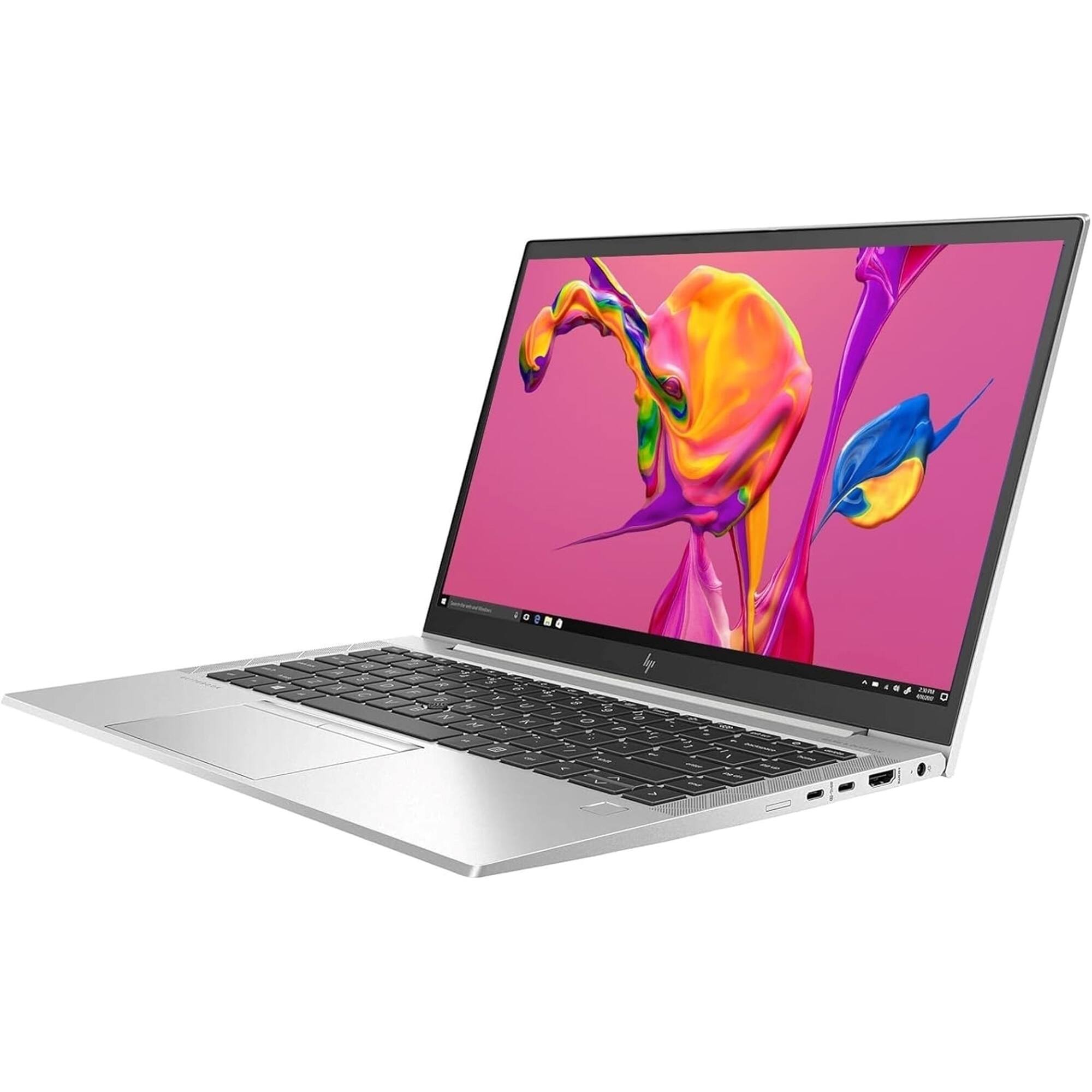 Left. HP - Elitebook 845 G7 14" 16GB 512GB SSD AMD Ryzen™ 5 Pro 4650U 2.1GHz WIN11P, Natural - Silver.