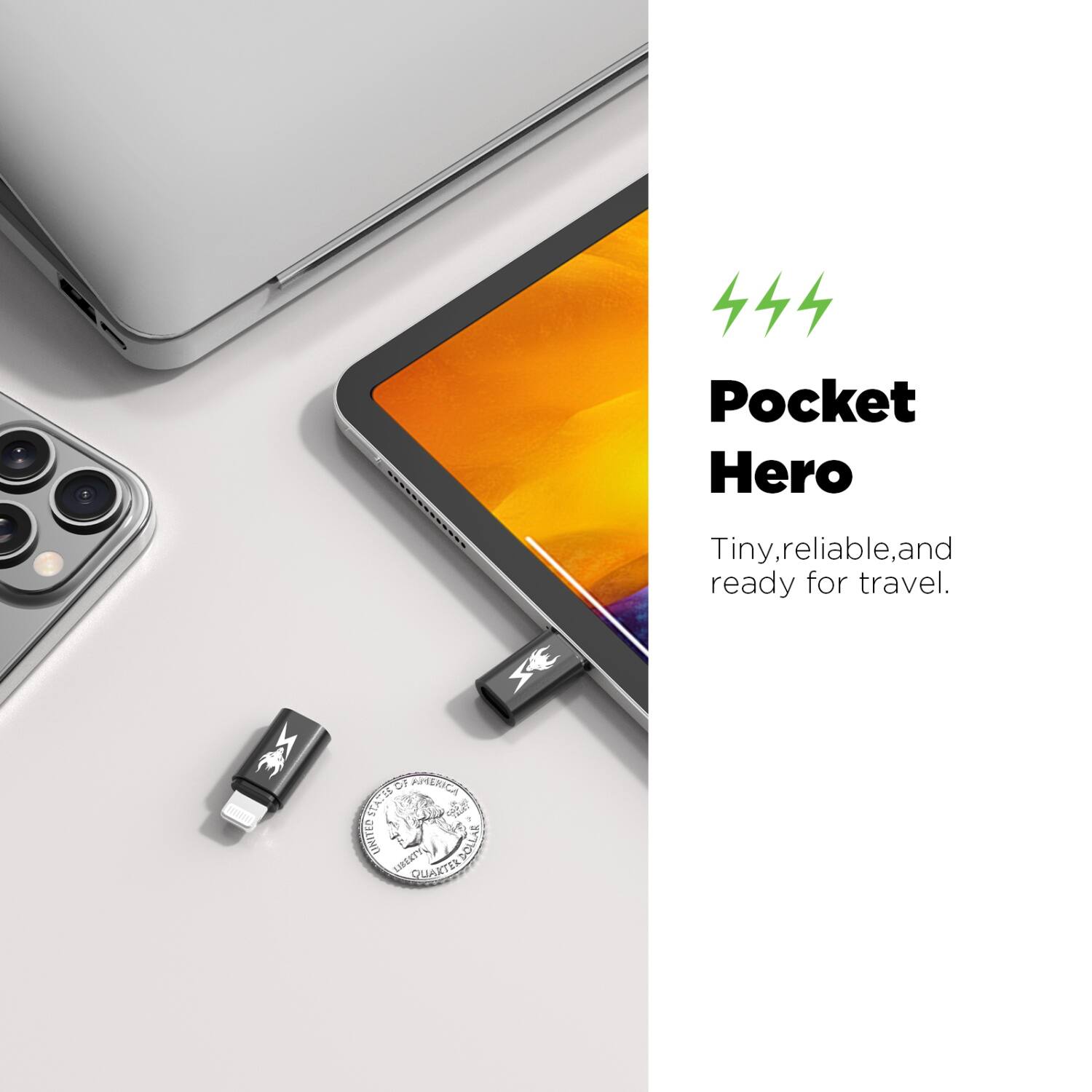 Pocket Hero  
Tiny, reliable, and ready for travel.