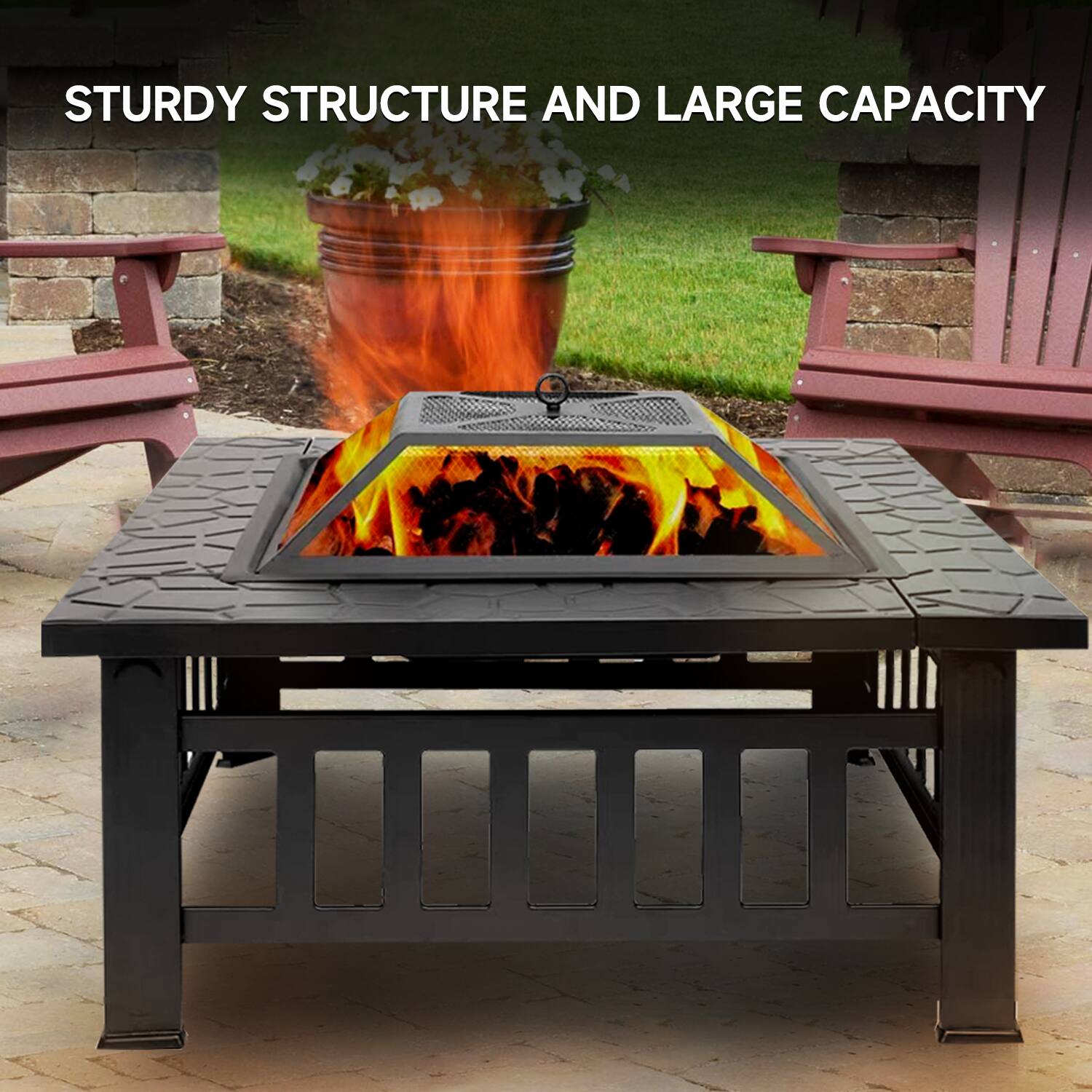 STURDY STRUCTURE AND LARGE CAPACITY