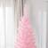 Alt View 7. Homcom - Artificial Pencil Christmas Tree, Slim Xmas Tree with 618 Realistic Branch Tips and Plastic Stand - Pink.