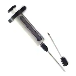 Norpro - Stainless Steel Flavor Injector, 1.5 oz Capacity with 2 Needles - Silver