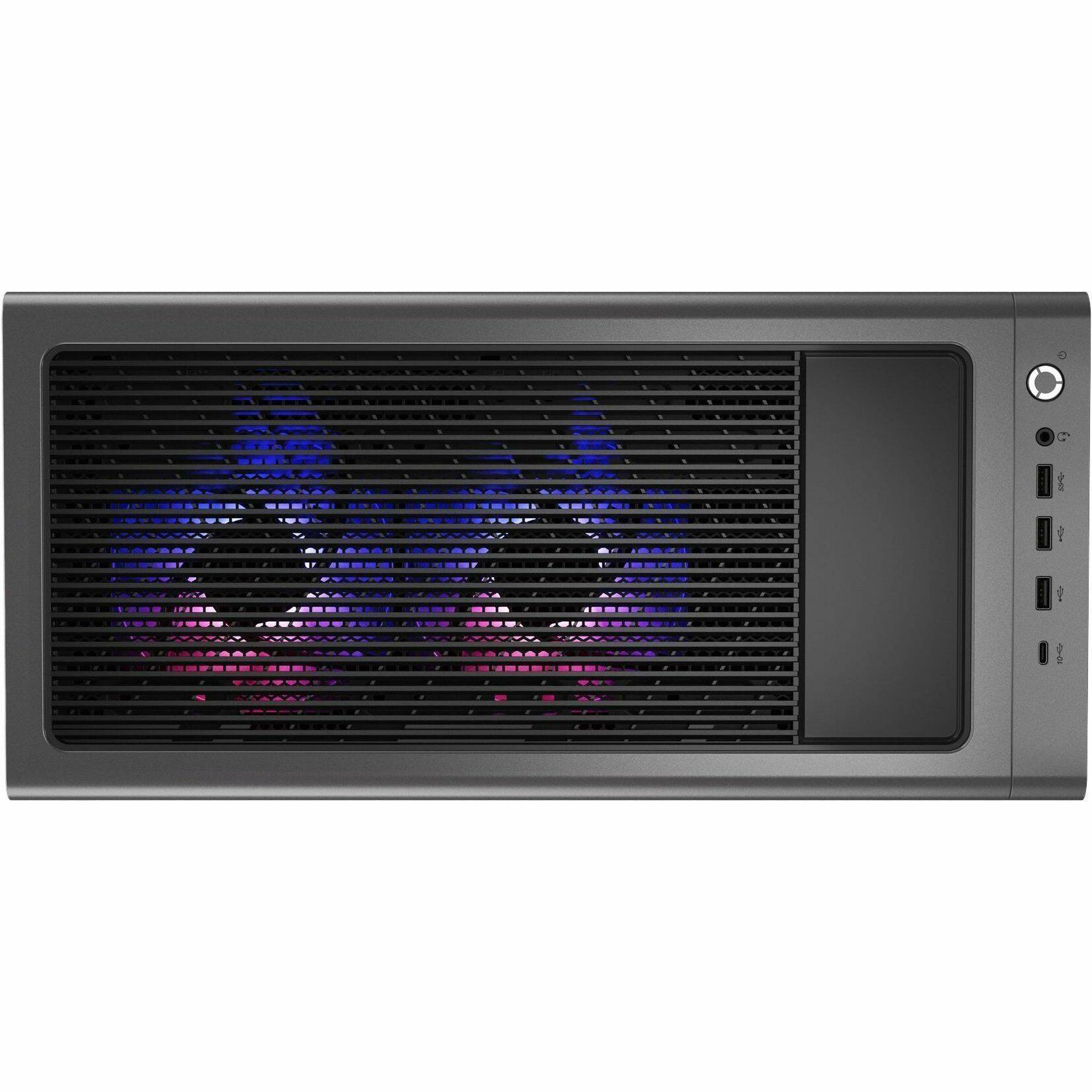 Alt View 3. Lenovo - Lenovo Legion T7 34IAS10 – Core Ultra 9 285K, 64GB RAM, 2TB SSD, Storm Gray Tower Gaming PC - Luna Gray.