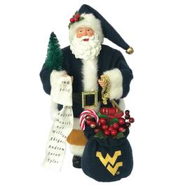 Santa's Workshop - Navy West Virginia Mountaineers 12'' Santa - Blue