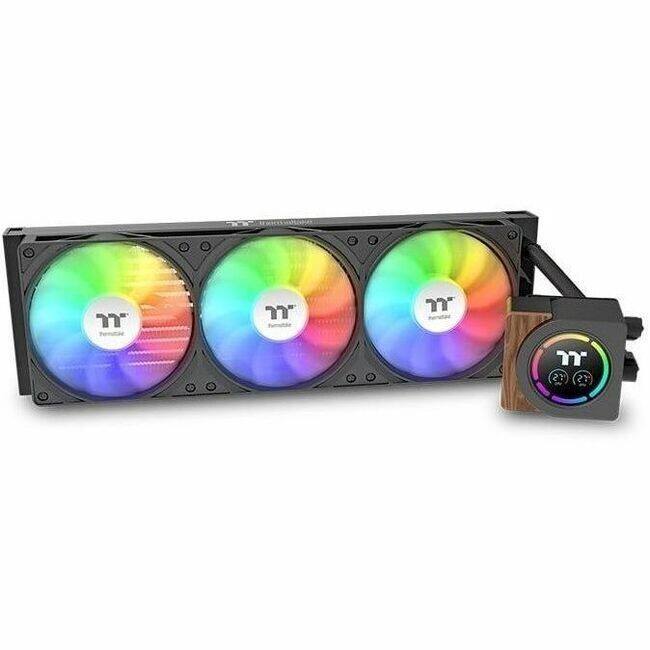 Angle. Thermaltake - LB360-S ARGB Sync AIO Liquid Cooler - Black.